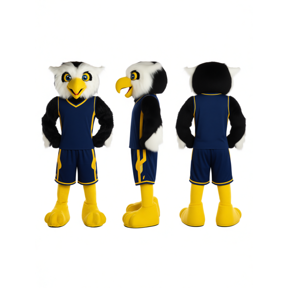 Sport White Owl Mascot Costume