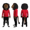 Sport Red Lion Mascot Costume