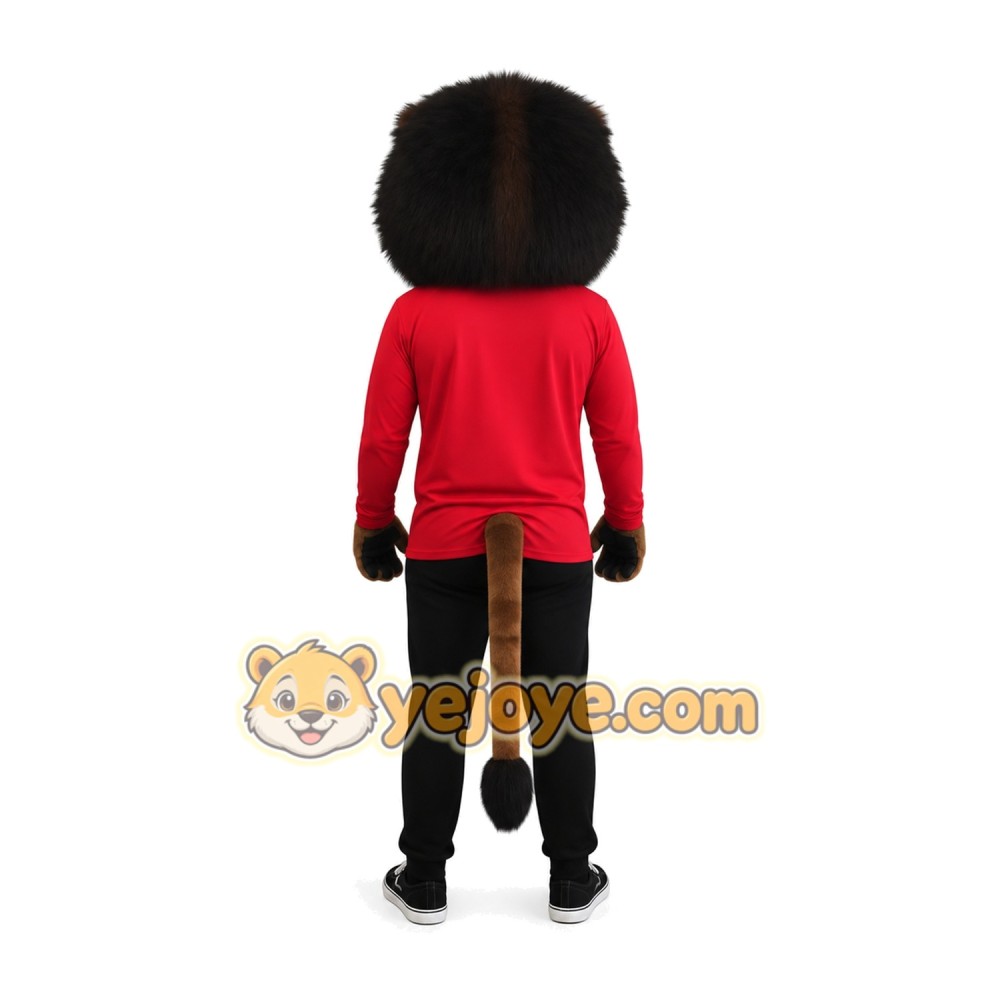 Sport Red Lion Mascot Costume Sport Red Lion Mascot Costume
