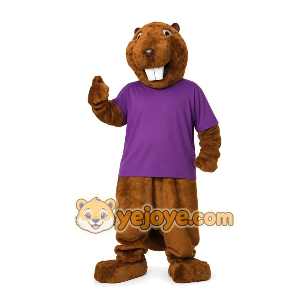 Adorable Beaver Mascot Costume for Events Promotions