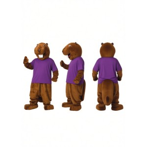 Adorable Beaver Mascot Costume for Events Promotions