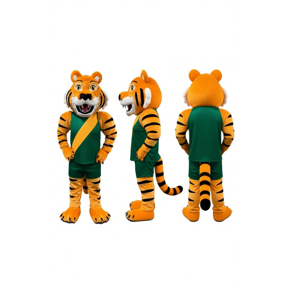 School Tiger Mascot Costume