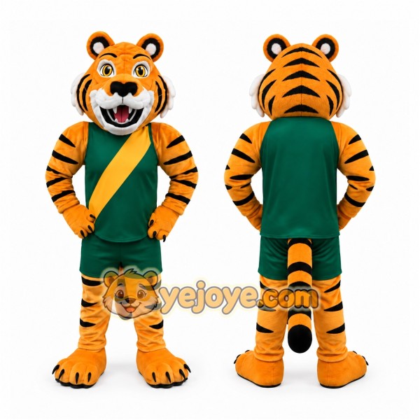 School Tiger Mascot Costume