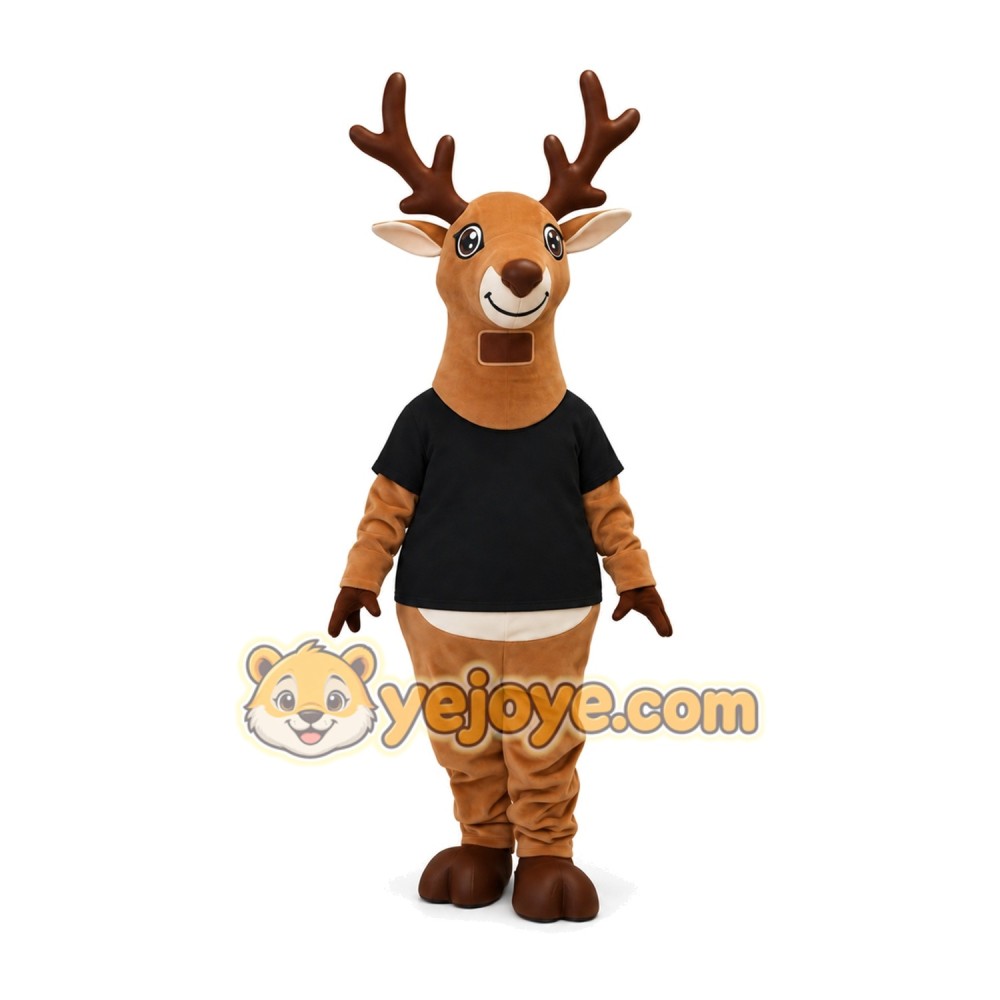 Friendly Elk Mascot Costume Suit Friendly Elk Mascot Costume Suit