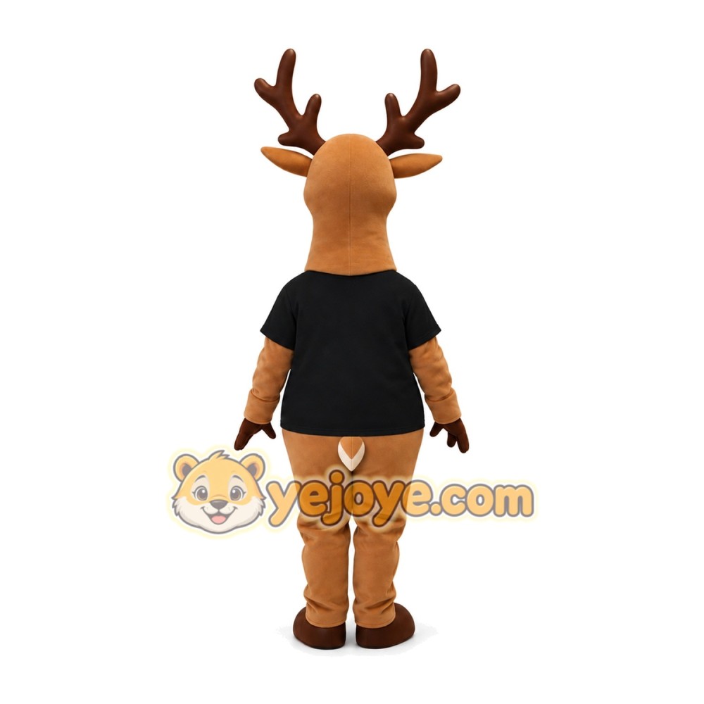 Friendly Elk Mascot Costume Suit Friendly Elk Mascot Costume Suit