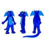 Blue Dragon Mascot Costume