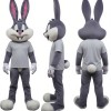 Classic Grey Easter Bunny Mascot Costume – Great for Easter Schools Brand Events