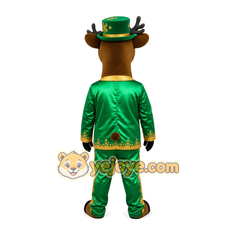 Full Body Christmas Reindeer Mascot Costume
