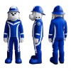 Blue Fire Dog Mascot Costume