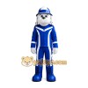 Blue Fire Dog Mascot Costume Blue Fire Dog Mascot Costume
