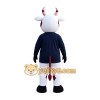White Cow Mascot Costume White Cow Mascot Costume