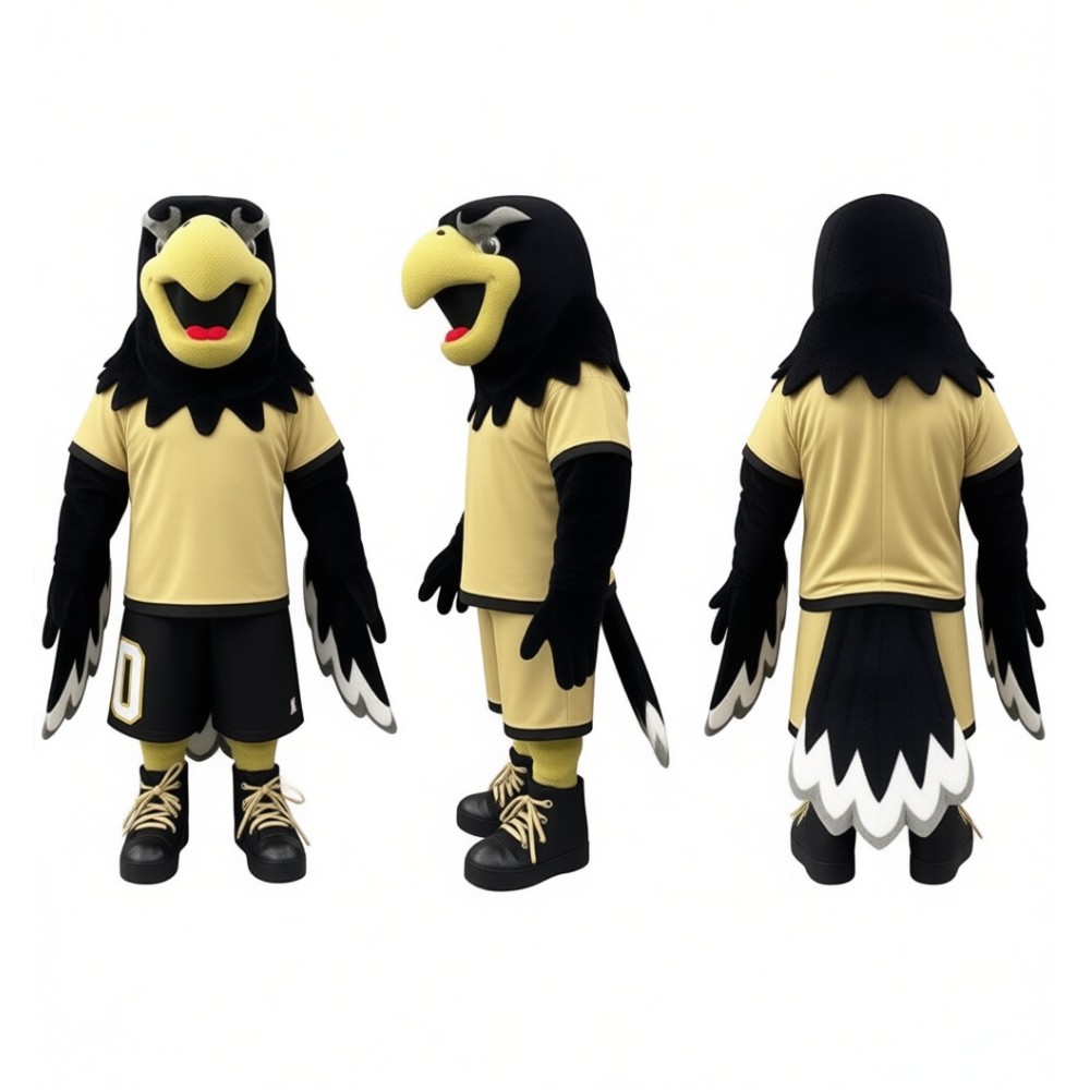 Bold Bald Eagle Mascot Costume