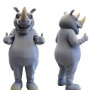 Adorable Rhino Mascot Costume for Events Promotions