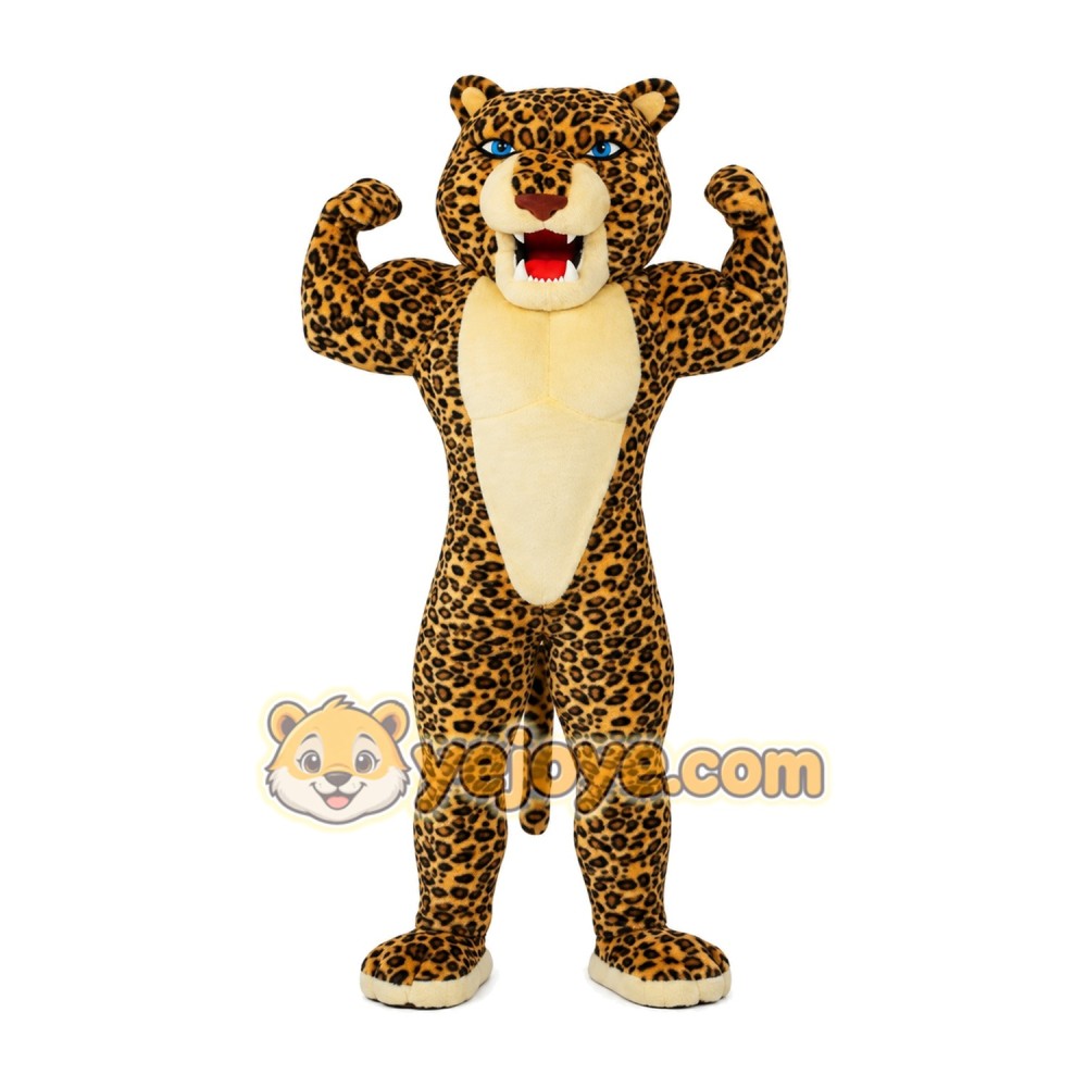 Adorable Leopard Mascot Costume for Events Promotions Adorable Leopard Mascot Costume for Events Promotions