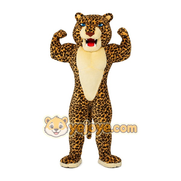 Adorable Leopard Mascot Costume for Events Promotions