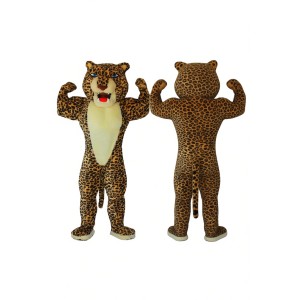 Adorable Leopard Mascot Costume for Events Promotions
