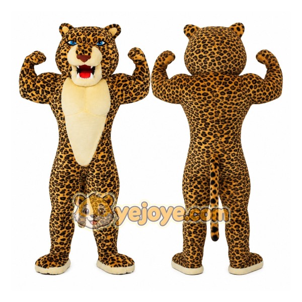 Adorable Leopard Mascot Costume for Events Promotions