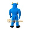 Adorable Blue Bison Mascot Costume for Events Promotions Adorable Blue Bison Mascot Costume for Events Promotions