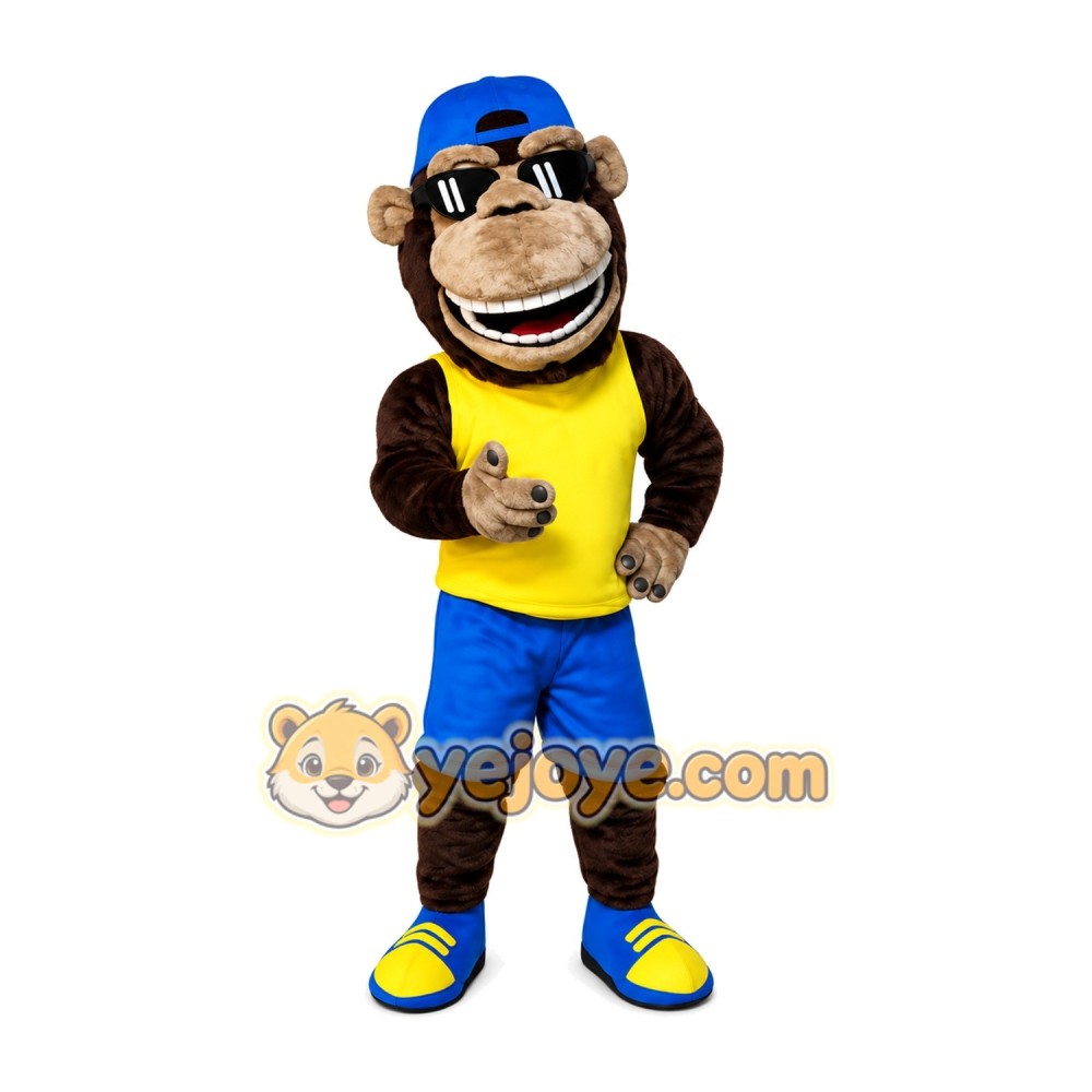 Adorable Sport Monkey Mascot Costume for Events Promotions Adorable Sport Monkey Mascot Costume for Events Promotions
