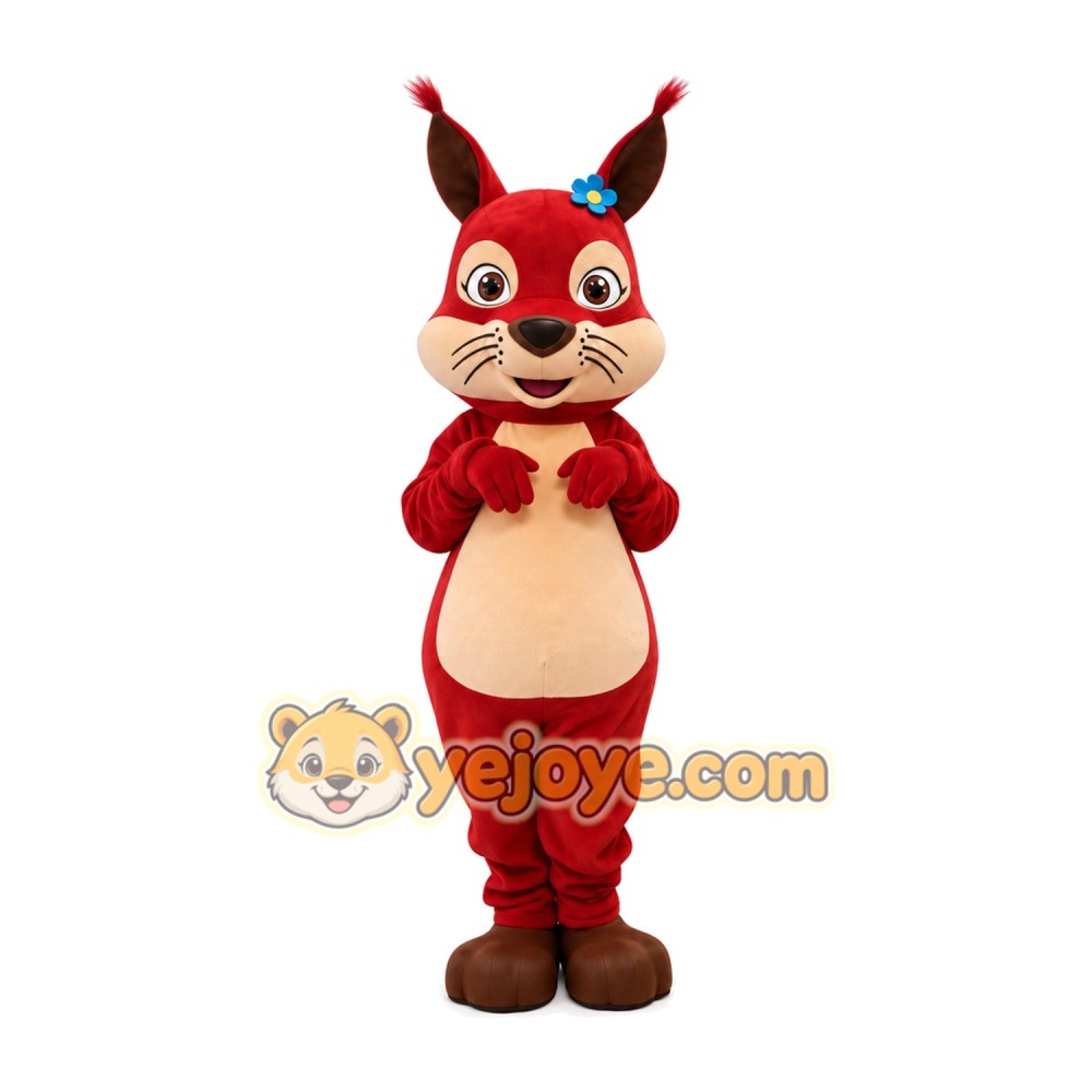 Adorable Red Fox Mascot Costume for Events Promotions Adorable Red Fox Mascot Costume for Events Promotions