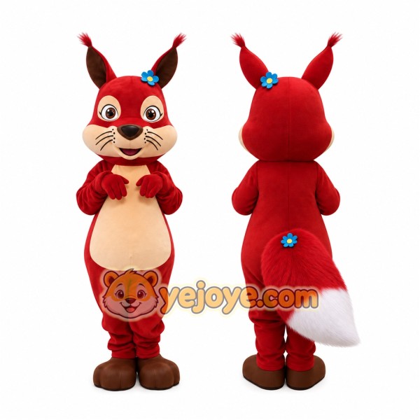 Adorable Red Fox Mascot Costume for Events Promotions