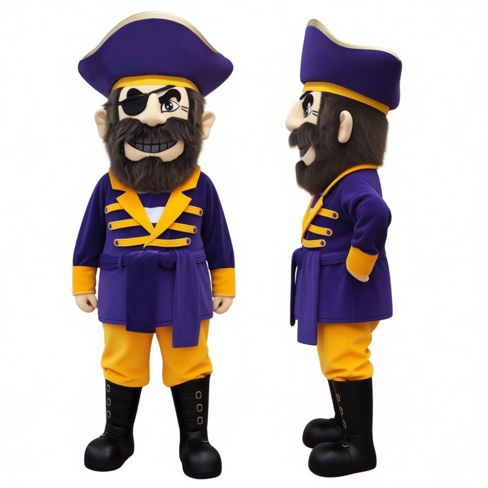 Adorable Pirate captain Mascot Costume for Events Promotions
