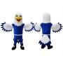 Adorable Blue Sport Eagle Mascot Costume for Events Promotions