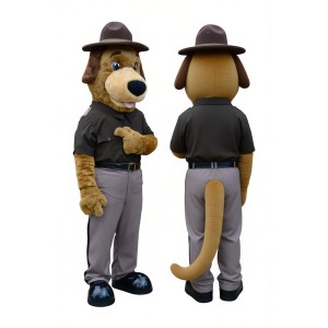 Adorable Brown Dog Mascot Costume for Events Promotions