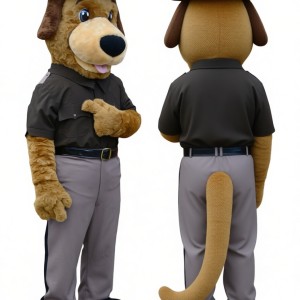 Adorable Brown Dog Mascot Costume for Events Promotions