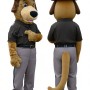 Adorable Brown Dog Mascot Costume for Events Promotions