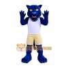 Adorable Blue Leopard Mascot Costume for Events Promotions Adorable Blue Leopard Mascot Costume for Events Promotions