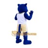 Adorable Blue Leopard Mascot Costume for Events Promotions Adorable Blue Leopard Mascot Costume for Events Promotions