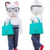 Adorable Fashionable Cat Mascot Costume for Events Promotions