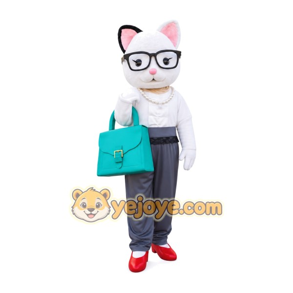 Adorable Fashionable Cat Mascot Costume for Events Promotions Adorable Fashionable Cat Mascot Costume for Events Promotions