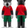 Adorable Grey Husky Mascot Costume for Events Promotions