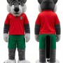 Adorable Grey Husky Mascot Costume for Events Promotions