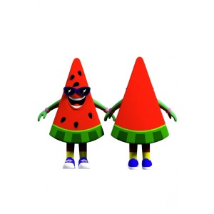 Adorable Watermelon Mascot Costume for Events Promotions