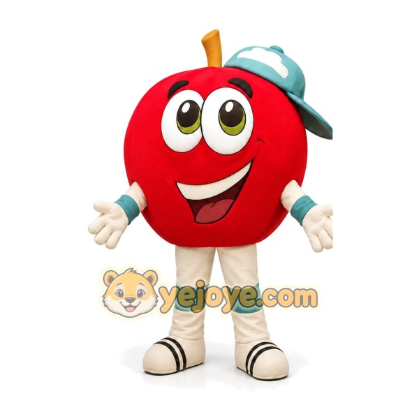 Adorable Apple Mascot Costume for Events Promotions Adorable Apple Mascot Costume for Events Promotions