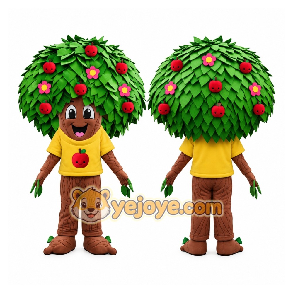 Adorable Tree Mascot Costume for Events Promotions Adorable Tree Mascot Costume for Events Promotions