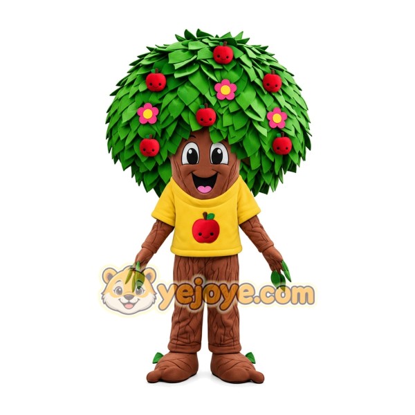 Adorable Tree Mascot Costume for Events Promotions