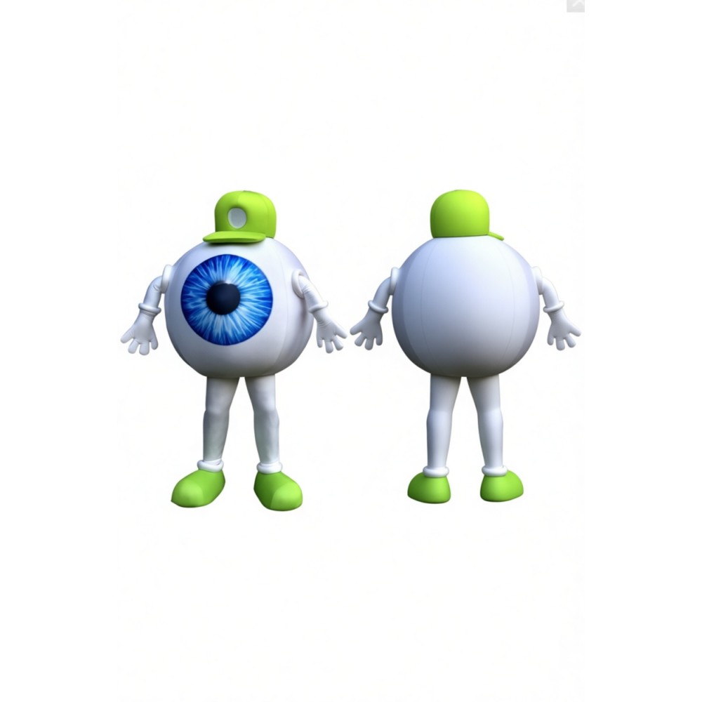 Adorable Eyeball Mascot Costume for Events Promotions