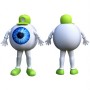 Adorable Eyeball Mascot Costume for Events Promotions