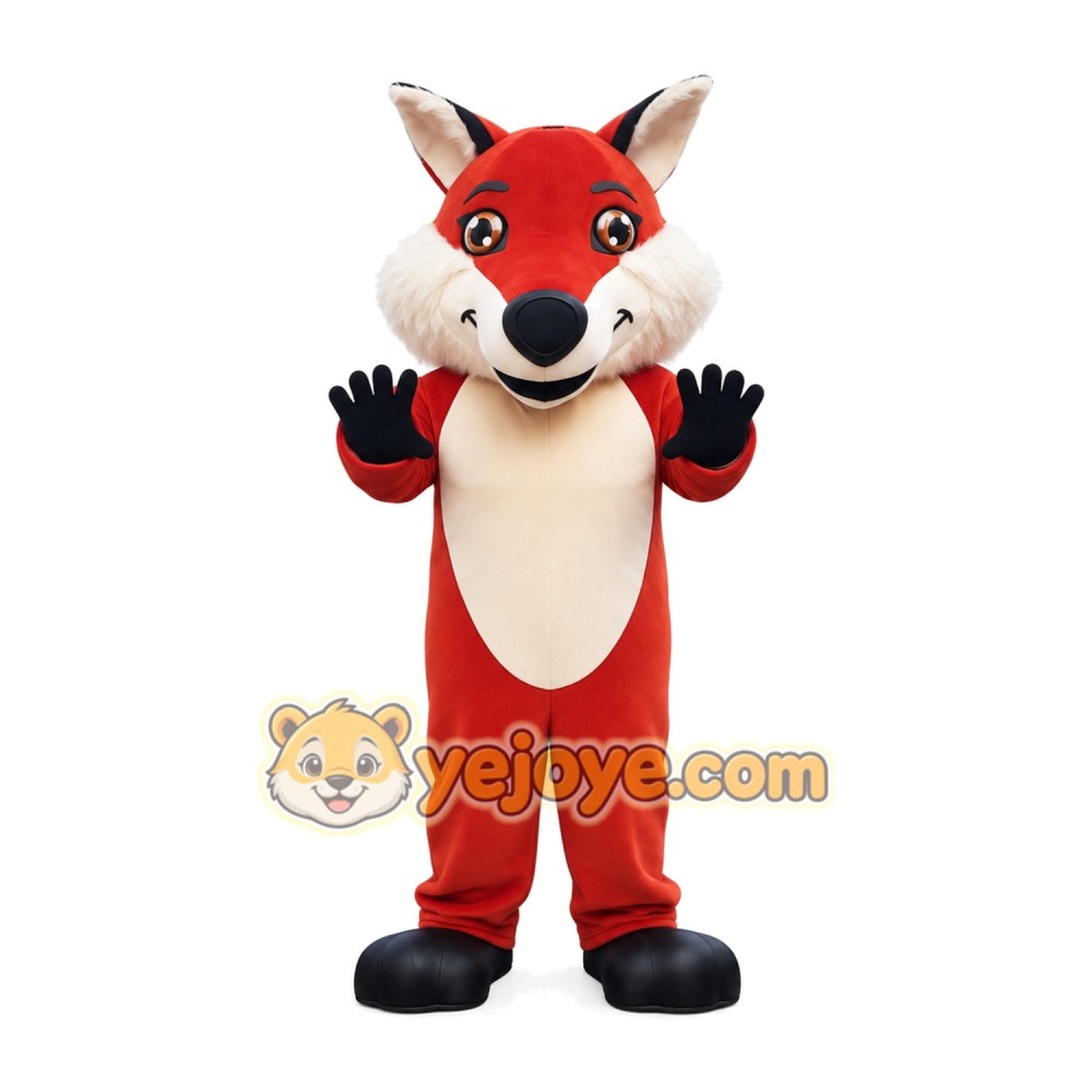 Adorable Fox Mascot Costume for Events Promotions Adorable Fox Mascot Costume for Events Promotions