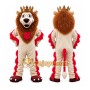 Adorable Red Lion Mascot Costume for Events Promotions