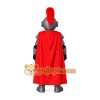 Adorable Silver Warrior School Mascot Costume for Events Promotions Adorable Silver Warrior School Mascot Costume for Events Promotions