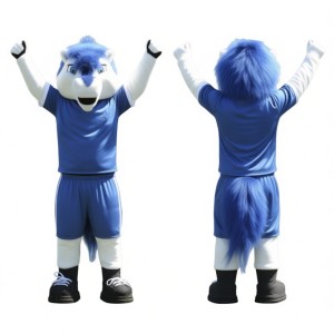 Adorable Blue Horse Mascot Costume for Events Promotions