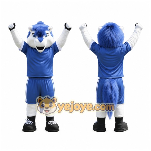 Adorable Blue Horse Mascot Costume for Events Promotions