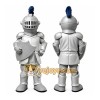 Adorable Grey Warrior School Mascot Costume for Events Promotions Adorable Grey Warrior School Mascot Costume for Events Promotions