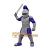 Adorable Purple Warrior School Mascot Costume for Events Promotions Adorable Purple Warrior School Mascot Costume for Events Promotions