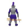 Adorable Purple Warrior School Mascot Costume for Events Promotions Adorable Purple Warrior School Mascot Costume for Events Promotions
